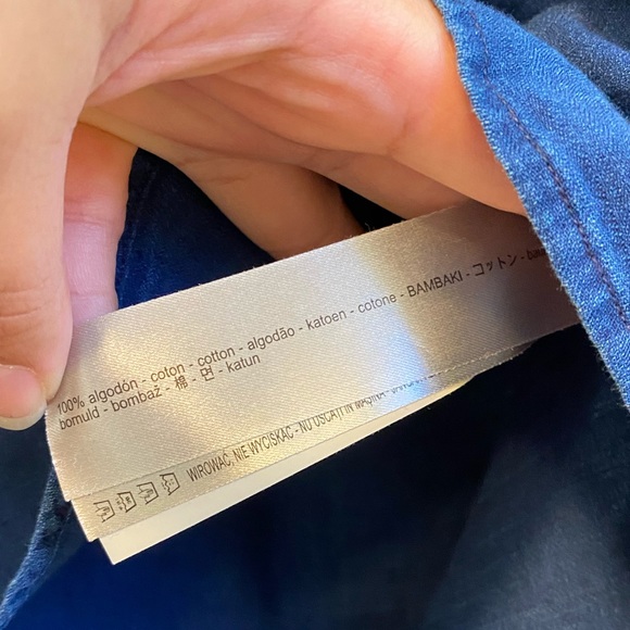 Massimo Dutti Navy Popover Blouse - Picture 8 of 12